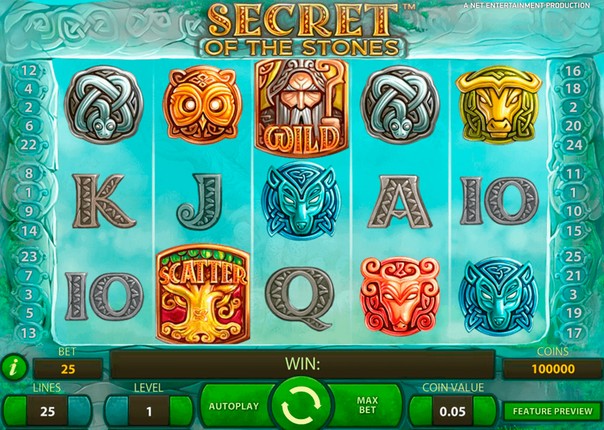 secret of the stones netent spielautomaten