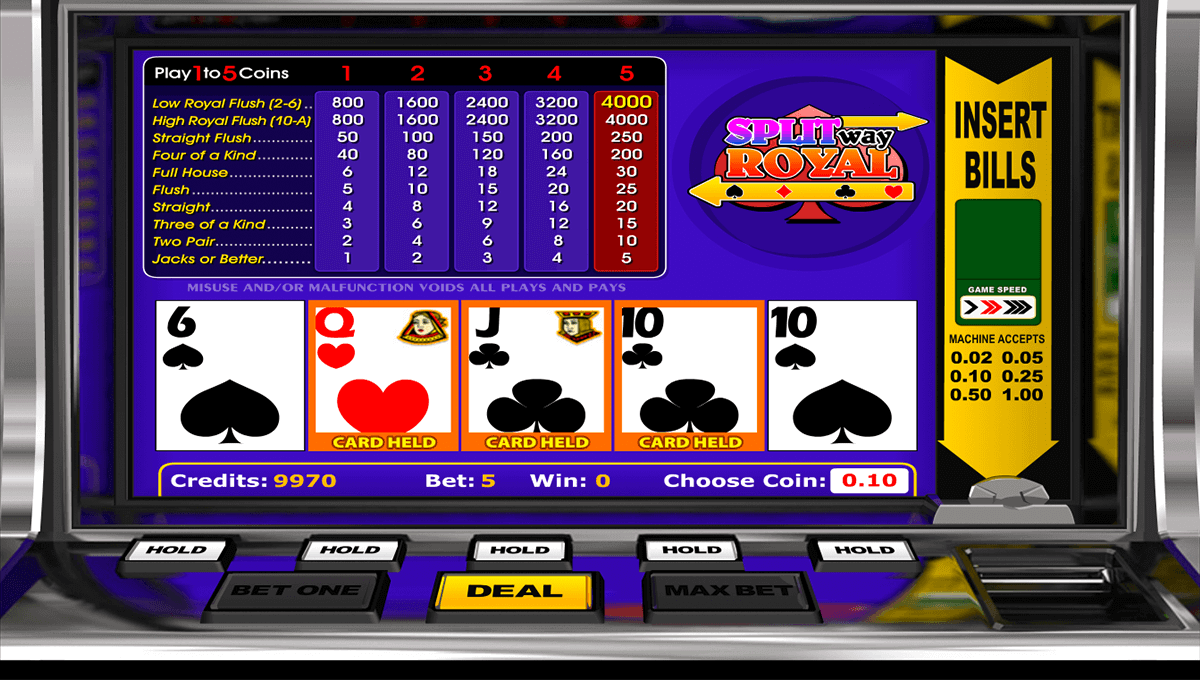 split way royal betsoft