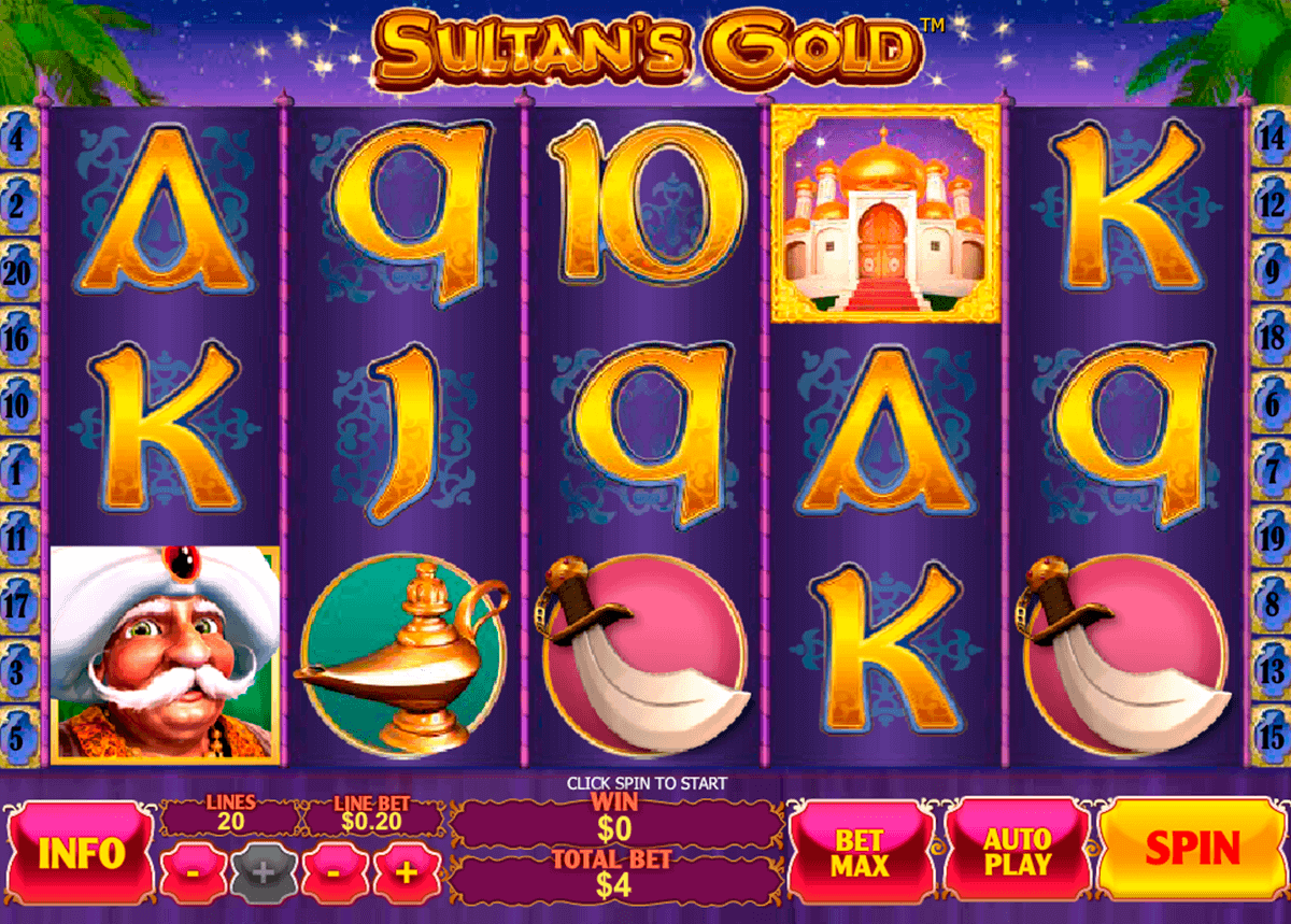 sultans gold playtech spielautomaten