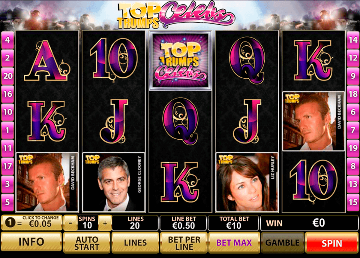 top trumps celebs playtech spielautomaten