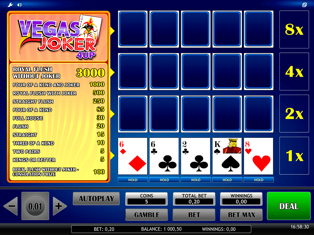 joker vegas 4 up isoftbet