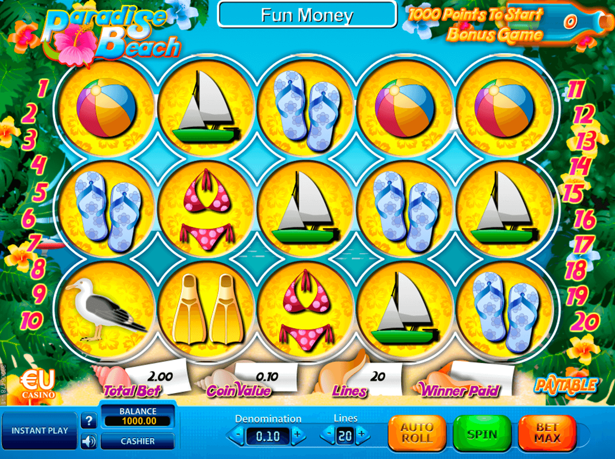 paradise beach skillonnet