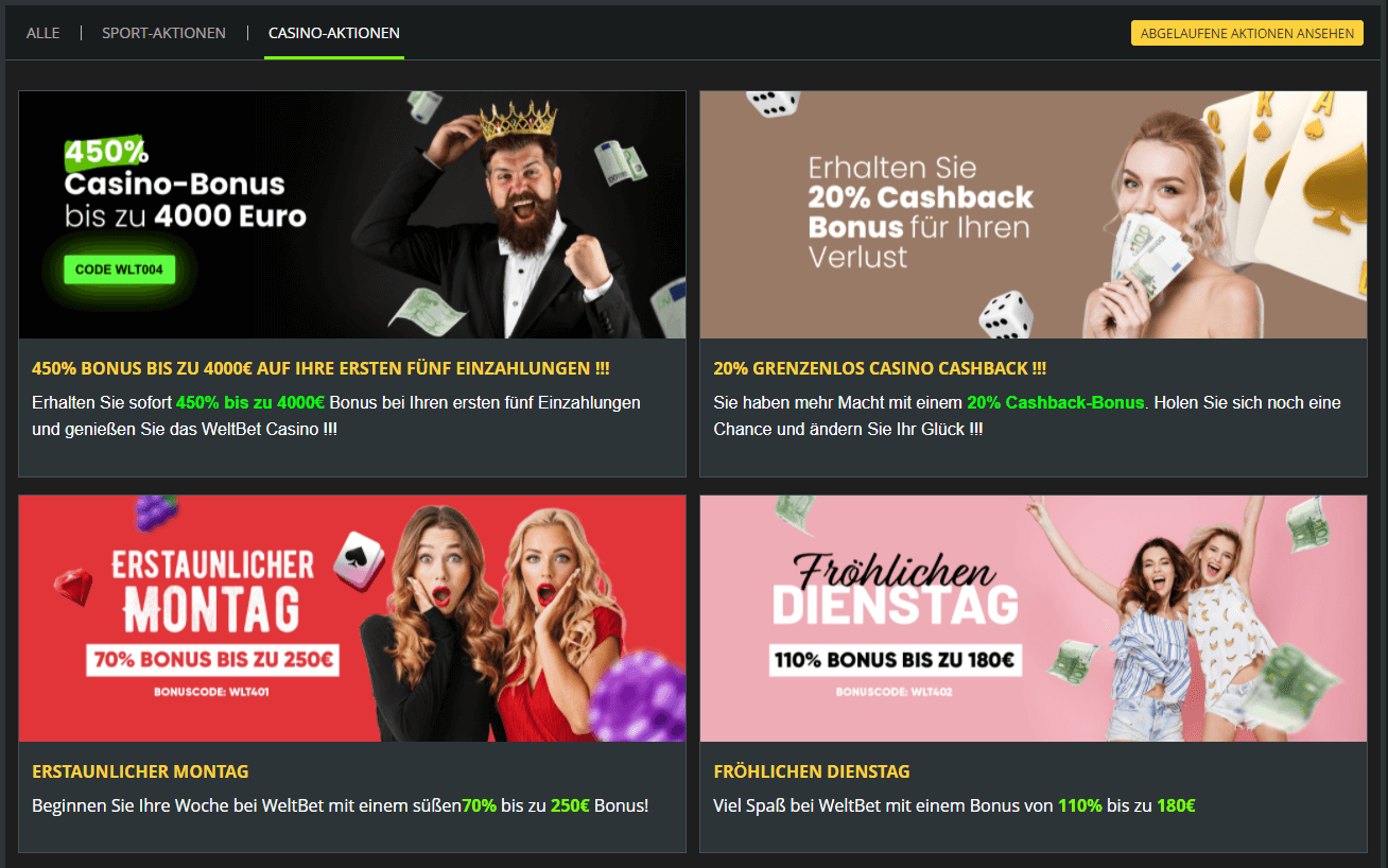 Weltbet Online Casino